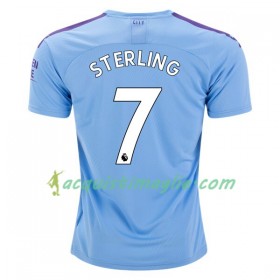 Divisa di Calcio Manchester City Sterling 7 Prima 2019/2020 
